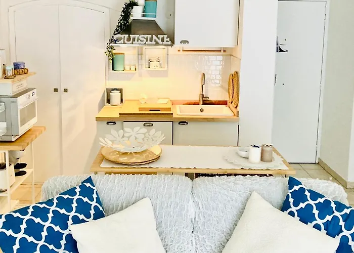 **2p Calme Climatise, Terrasse, Centre Menton, Proche Plages Et Commerces** - Fr-1-196-356 Apartamento *