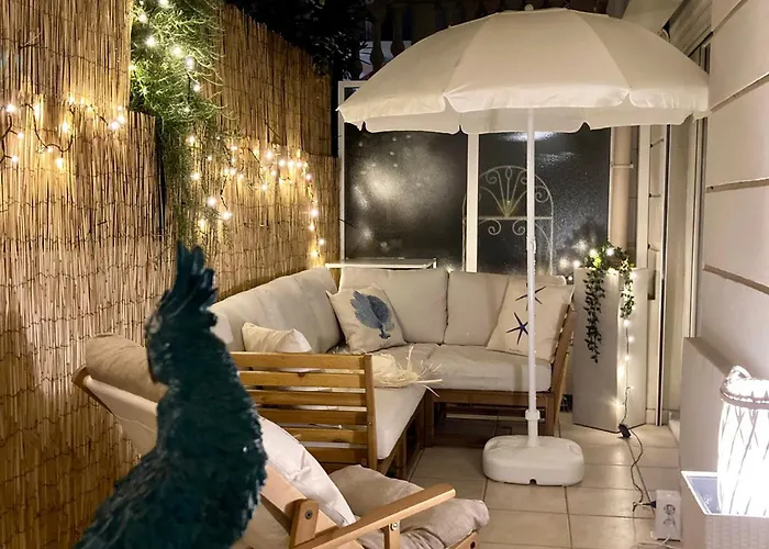 Apartamento **2p Calme Climatise, Terrasse, Centre Menton, Proche Plages Et Commerces** - Fr-1-196-356 *