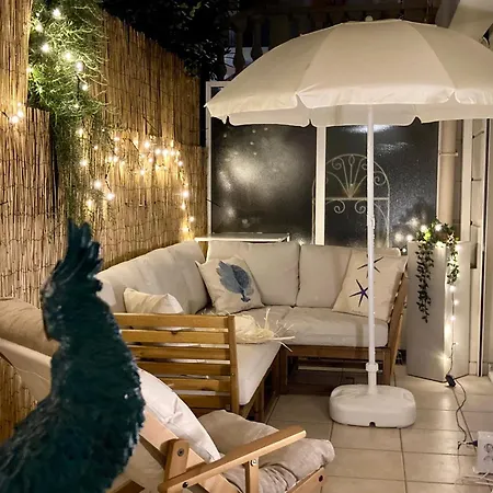 Апартаменти **2p Calme Climatise, Terrasse, Centre Menton, Proche Plages Et Commerces** - Fr-1-196-356 *